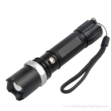 Telescopic Zoom Rechargeable Long-Range LED flashlight